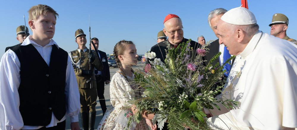 Papst Franziskus in Budapest