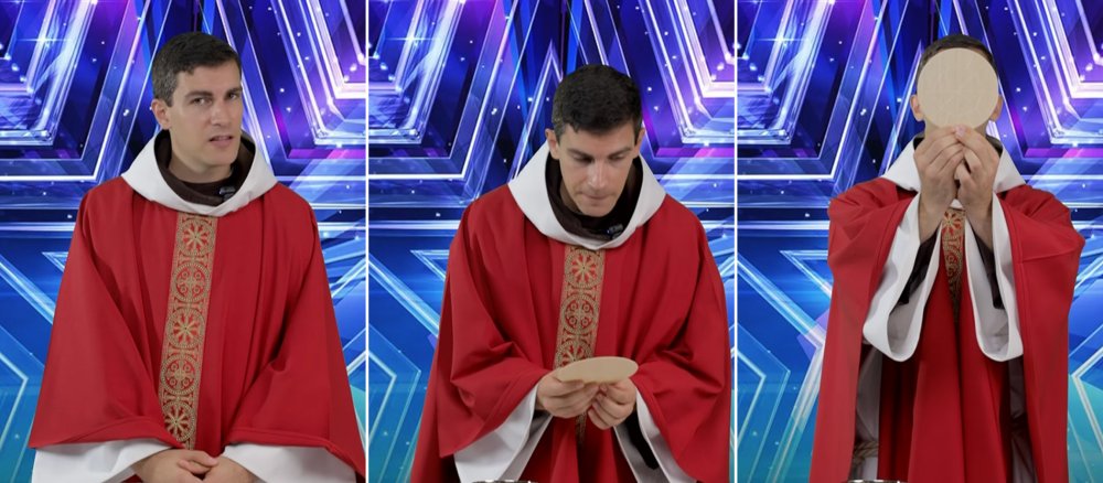 US Franciscan Casey Cole in a video clip on his Instagram channel