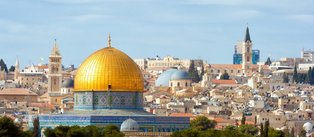The Temple Mount in Jerusalem.