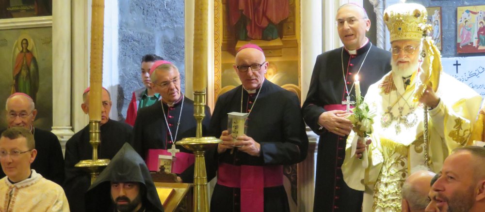 Erzbischof Ludwig Schick während eines Gottesdienstes