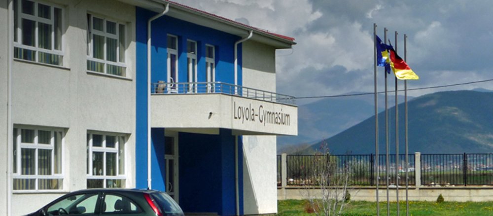 Das Loyola-Gymnasium in Prizren (Kosovo).