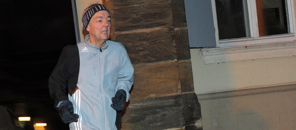 Erzbischof Ludwig Schick bei der morgendlichen Joggingrunde.