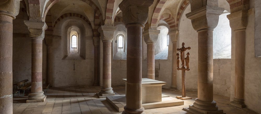 Die Krypta im Kaiserdom zu Speyer