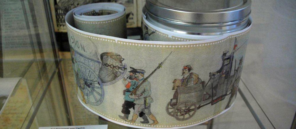 Ausstellungsstück des Tagebucharchivs in Emmendingen.