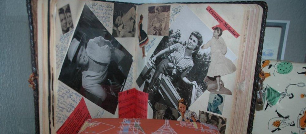 Ausstellungsstück des Tagebucharchivs in Emmendingen.