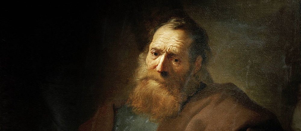 Porträt des heiligen Andreas von Jacob Backer (1608-1651)