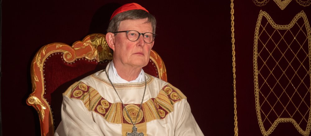 Kardinal Rainer Maria Woelki während eines morgendlichen Gottesdienstes im Dom zu Fulda