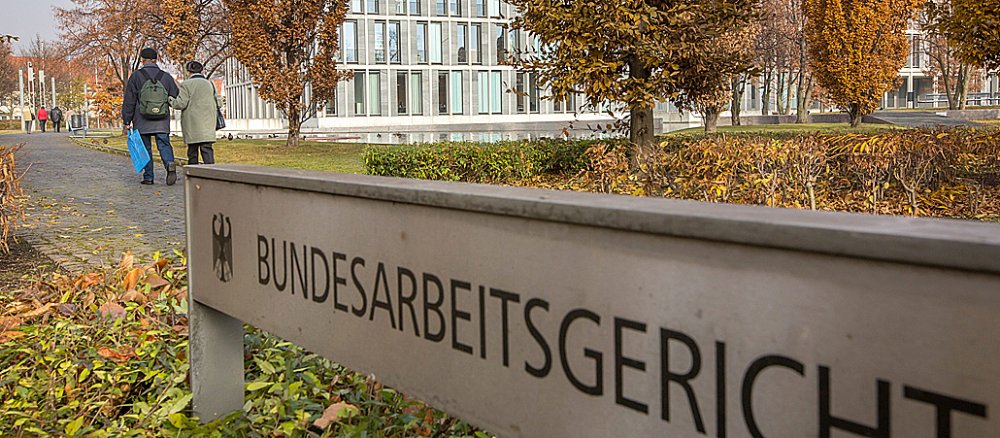 Das Bundesarbeitsgericht in Erfurt.