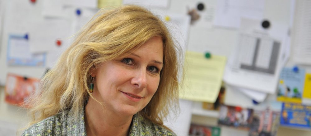 Anke Peters, die Leiterin der Rixdorfer Schule