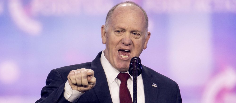 US-Grenzschutzbeauftragter Tom Homan bei einer Rede
