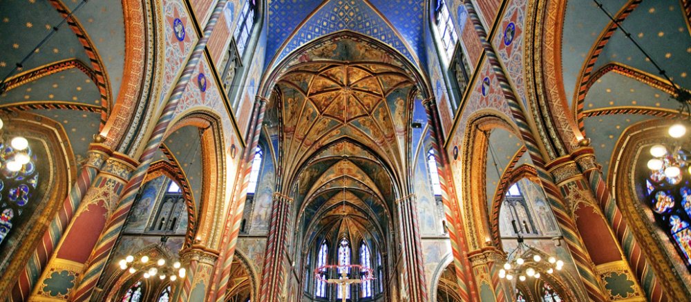 Innenansicht der Marienbasilika in Kevelaer.