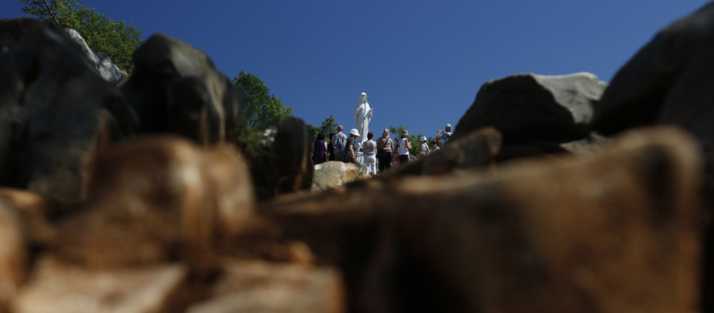 Der Wallfahrtsort Medjugorje in Bosnien-Herzegowina.