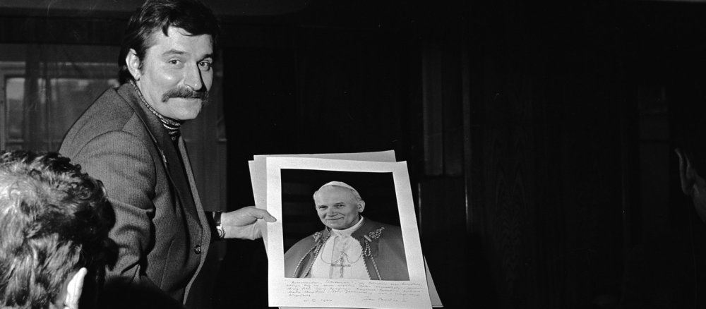 Lech Walesa im Jahr 1980