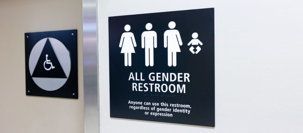 Unisex-Toilette in den USA
