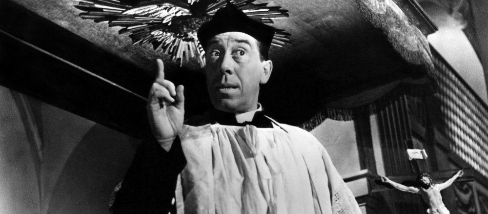 Szene aus dem Film Don Camillo und Peppone