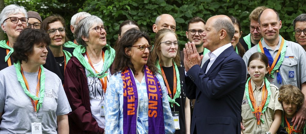 Scholz beim Katholikentag