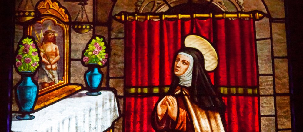 Kirchenlehrerin Teresa von Ávila beim Gebet