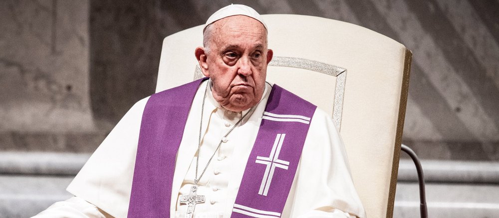 Papst Franziskus bei einer Vigil im Oktober 2024 im Petersdom.