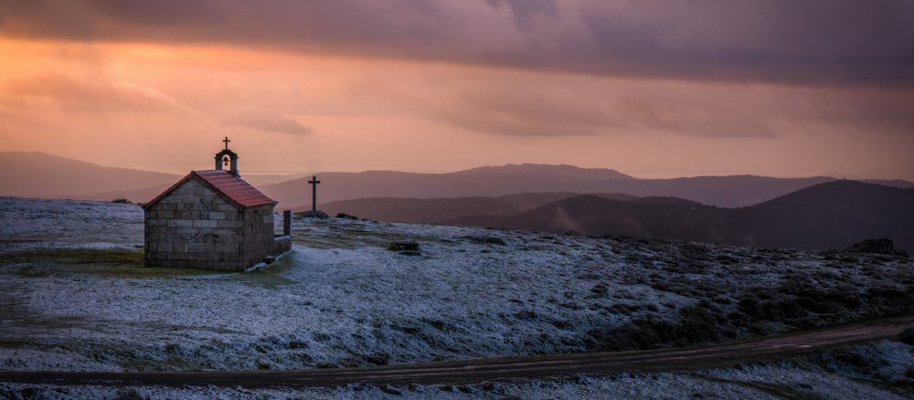 A hermitage on a mountain