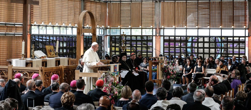 Papst Franziskus beim Weltkirchenrat