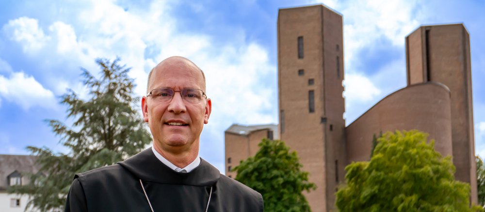 The new Abbot of the Benedictine Abbey Königsmünster, Cosmas Hoffmann