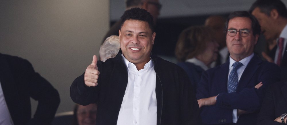 Die brasilianische Fußball-Legende Ronaldo Nazario