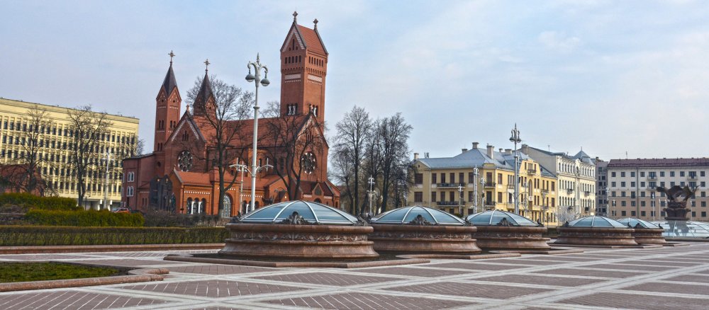 Rote Kirche in Minsk