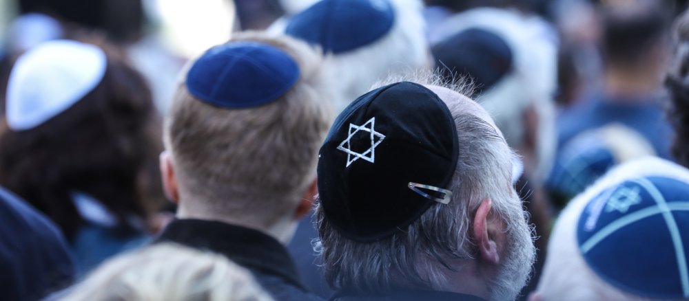 Männer mit Kippa
