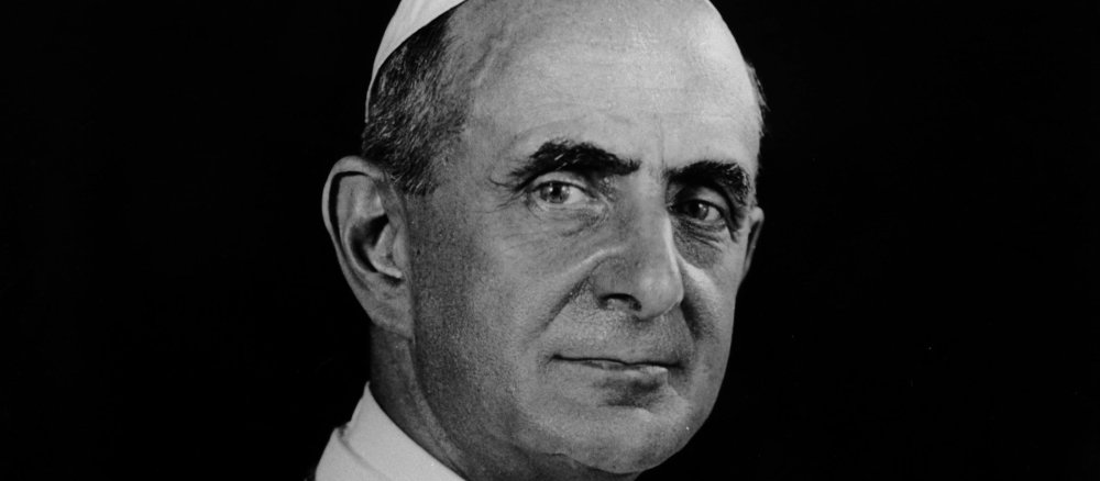 Papst Paul VI. im Portrait