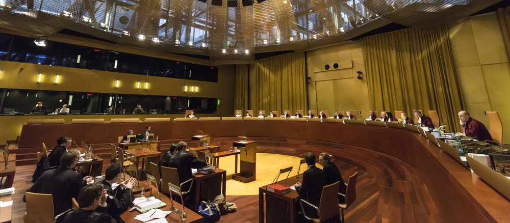 Eine Sitzung der Großen Kammer des Europäischen Gerichtshofs.