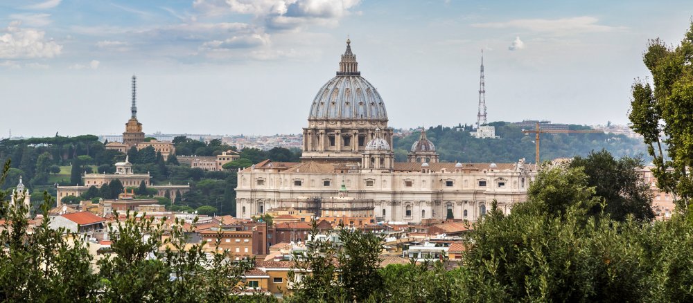 Der Petersdom von Süden aus betrachtet