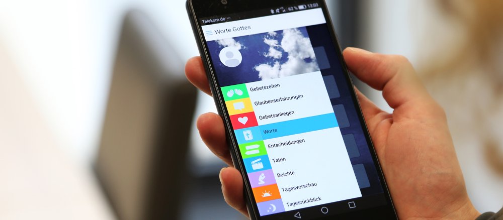 Die App2Heaven auf einem Smartphone.