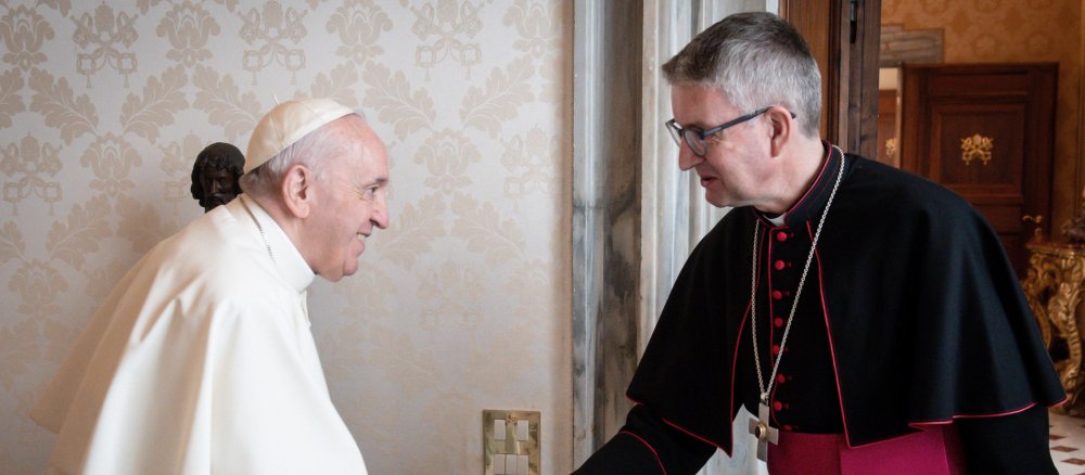 Papst Franziskus empfängt Bischof Peter Kohlgraf zur Privataudienz