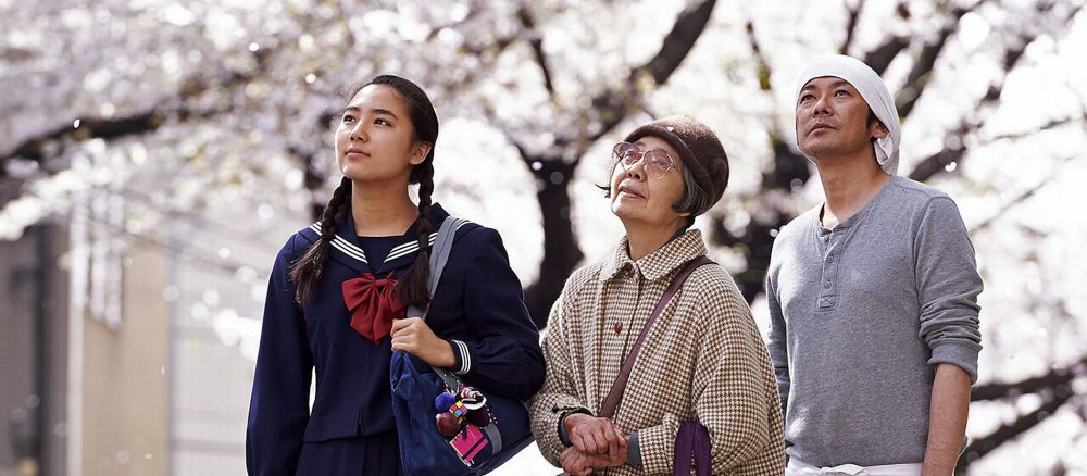 Filmszene aus "Kirschblüten und rote Bohnen"