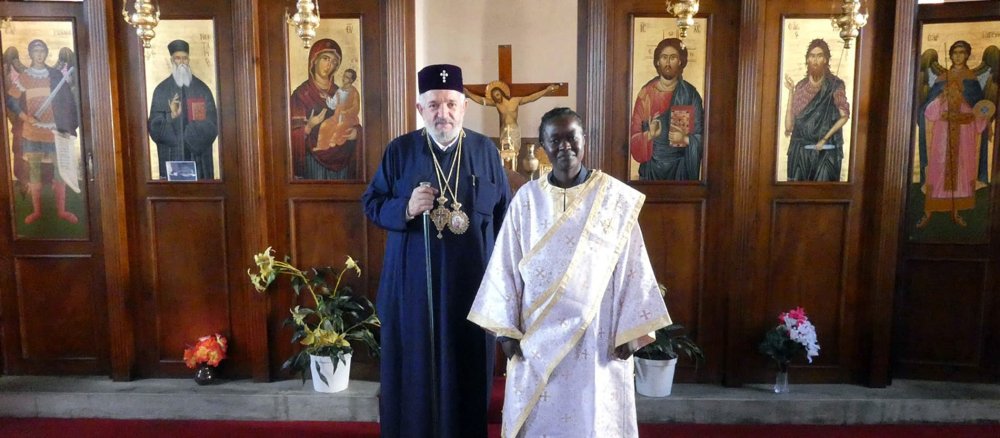 Diakonin Angelic Molen und Erzbischof Serafim von Simbabwe