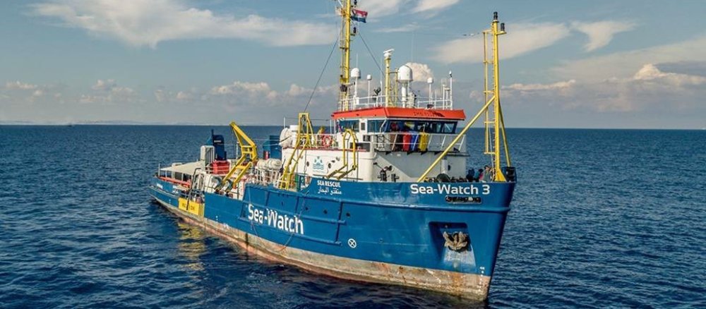 Das Flüchtlingsrettungsschiff Sea-Watch 3