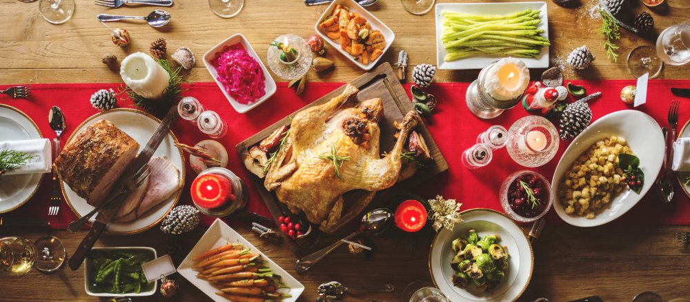 Eine weihnachtliche Tafel