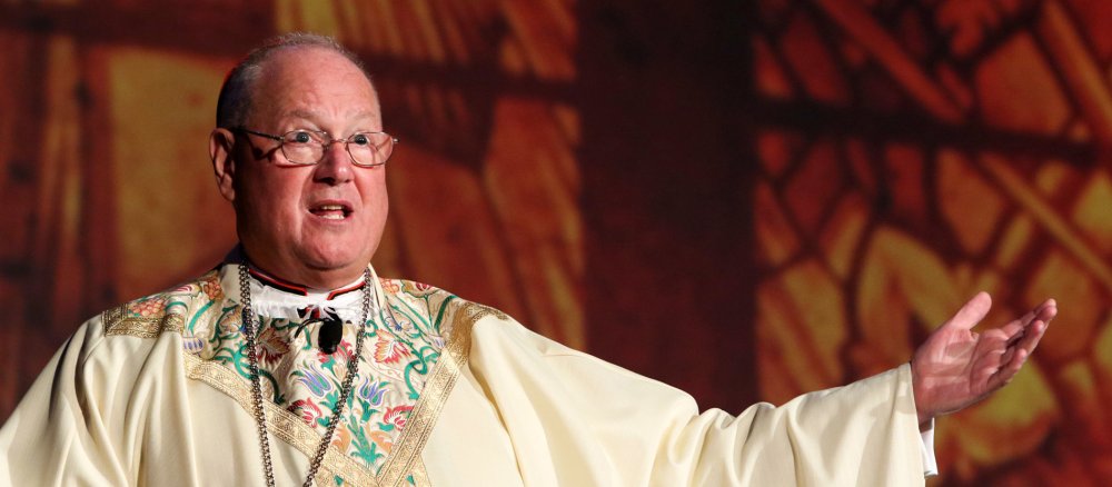 Cardinal Timothy Dolan from New York.
