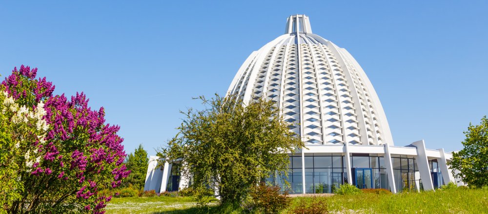 Der Bahai-Tempel in Langenhain in Hofheim am Taunus.