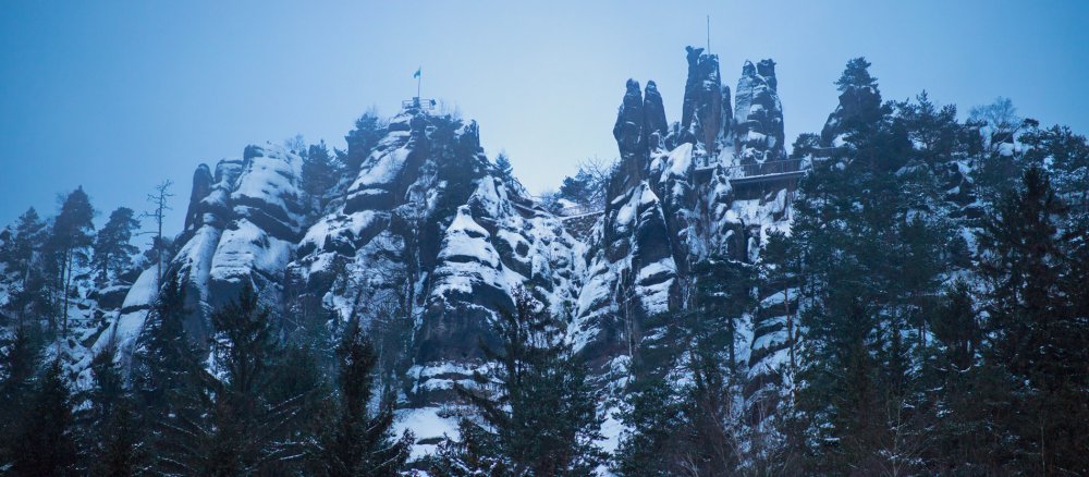 Nonnenfelsen in Sachsen