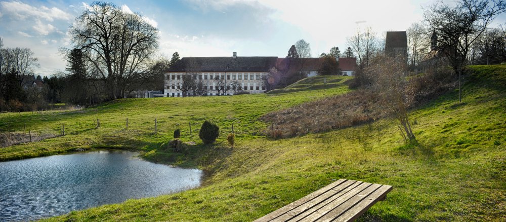 Das Kloster Wessobrunn im oberbayerischen Landkreis Weilheim-Schongau.