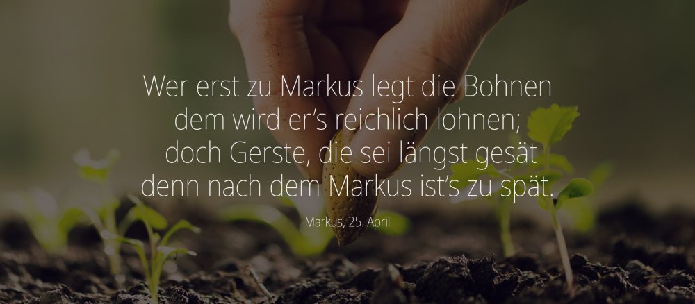 Markus Bauernregeln