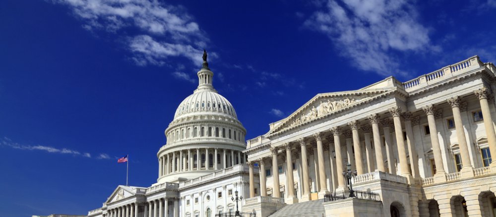 Das Kapitol, der Sitz von Senat und Repräsentantenhaus, in Washington.