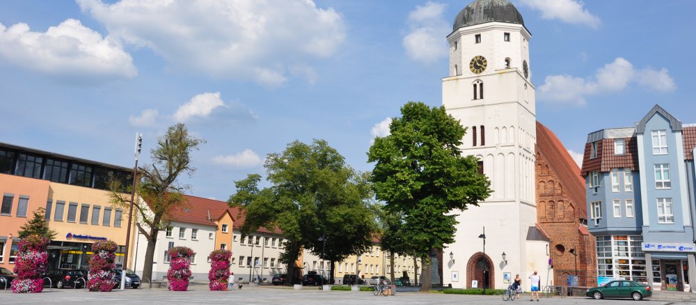 Die Paul-Gerhardt-Kirche in Lübben.