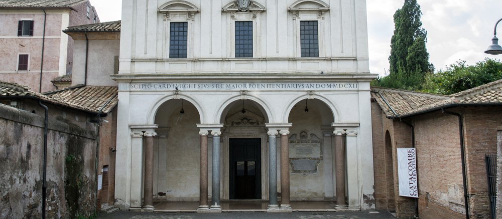 Eingang zu San Sebastiano fuori le mura
