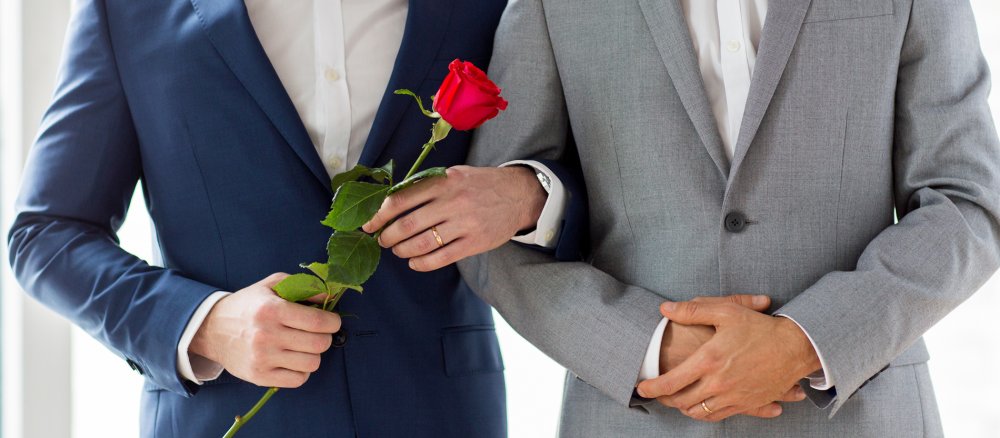 Gleichgeschlechtliches Hochzeitspaar