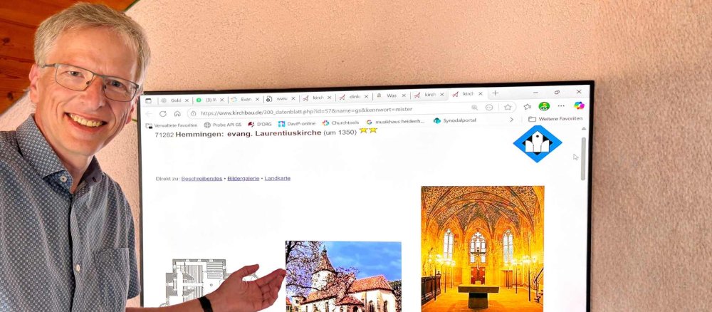 Theologe Gunther Seibold und seine Webseite Kirchbau