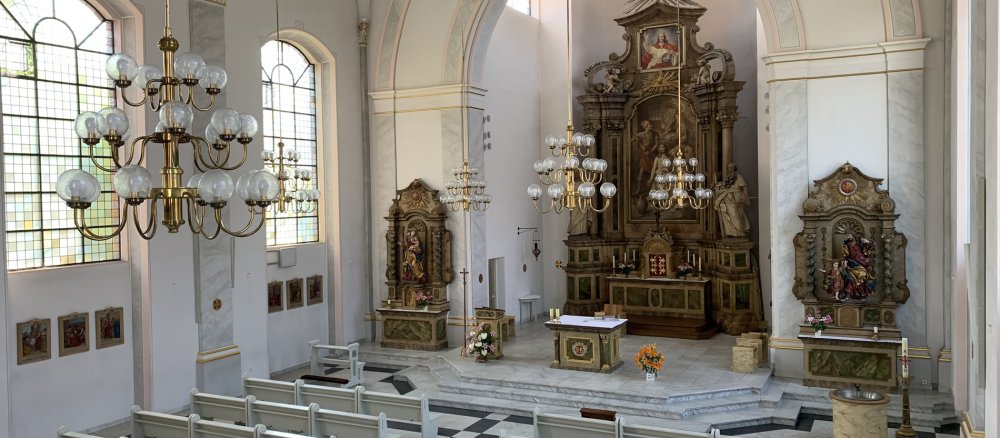 Innenraum der Kirche St. Joseph Hamburg