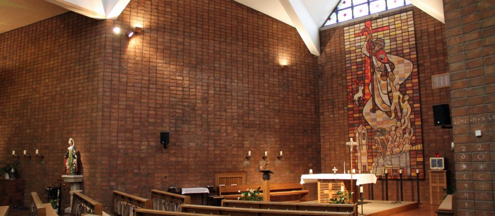 Der verkleinerte Kirchenraum von St. Jakobus.