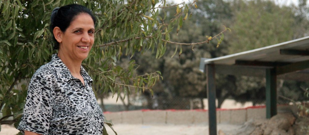 Amal Nassar betreibt zusammen mit ihrer Familie das Projekt "Tent of Nations".